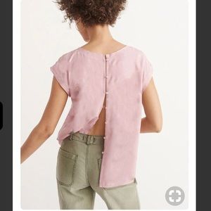 Abercrombie and Fitch Button-Back Blouse